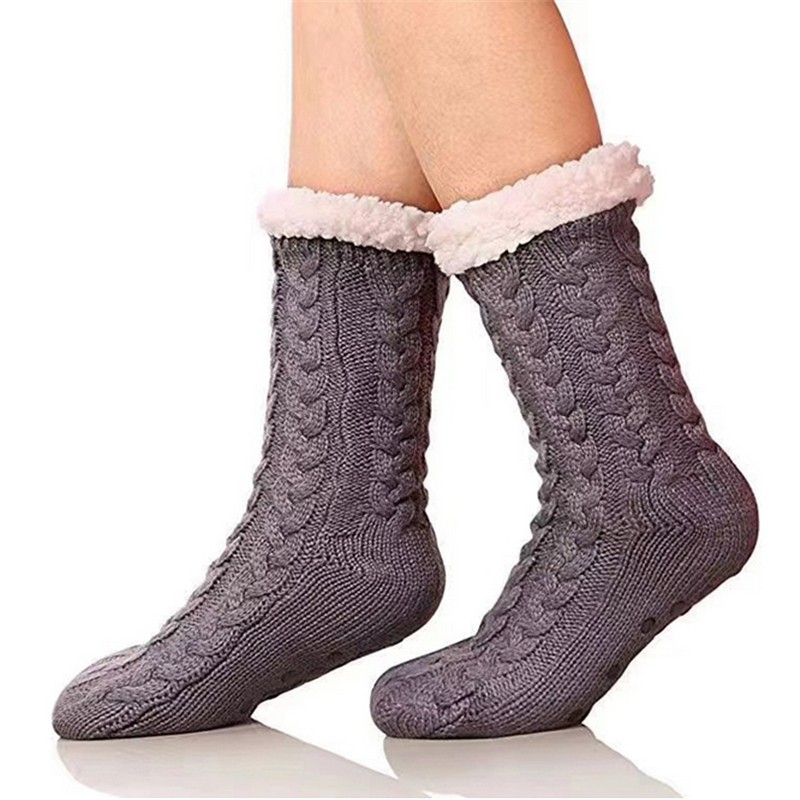 Non-Skid Socks Knit Slipper Socks
