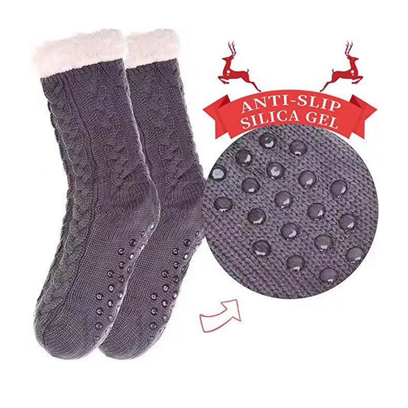 Non-Skid Socks Knit Slipper Socks