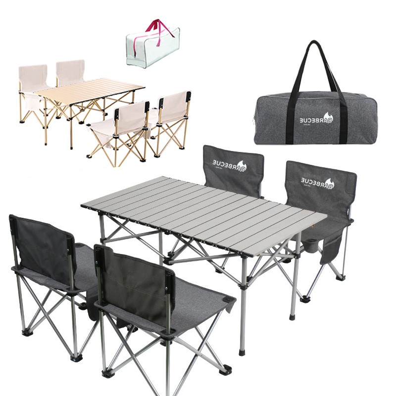 Outdoor Folding Picnic Table and Chairs Set of 5 Outdoor Folding Picnic Table and Chairs Set of 5