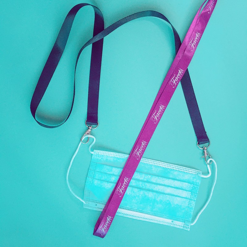 PPE 1/2" Mask Lanyards Nylon Mask Keeper PPE 1/2" Mask Lanyards Nylon Mask Keeper