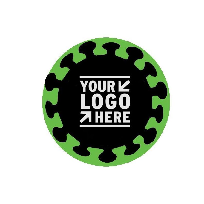 PPE 12" Social Distancing Foot Floor Decal Print Circle Decal