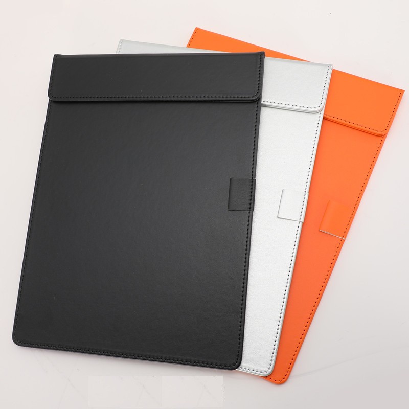 PU Leather Magnetic File Paper Profile Clip Board