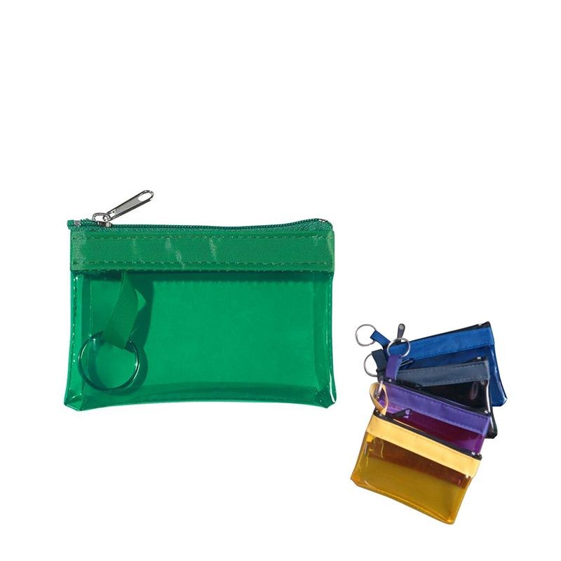 PVC Zippered Coin Pouch