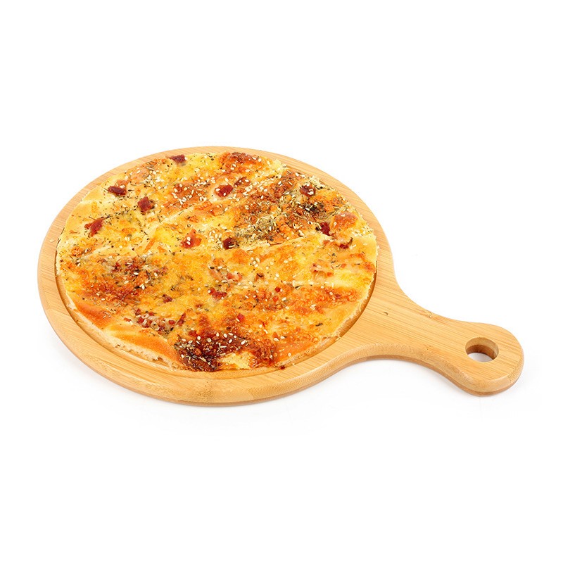 Personal 10" Bamboo Pizza Cutting Board