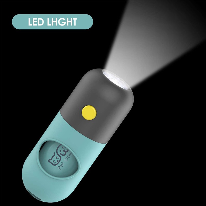 Pet Waste Bag Dispenser With LED Light