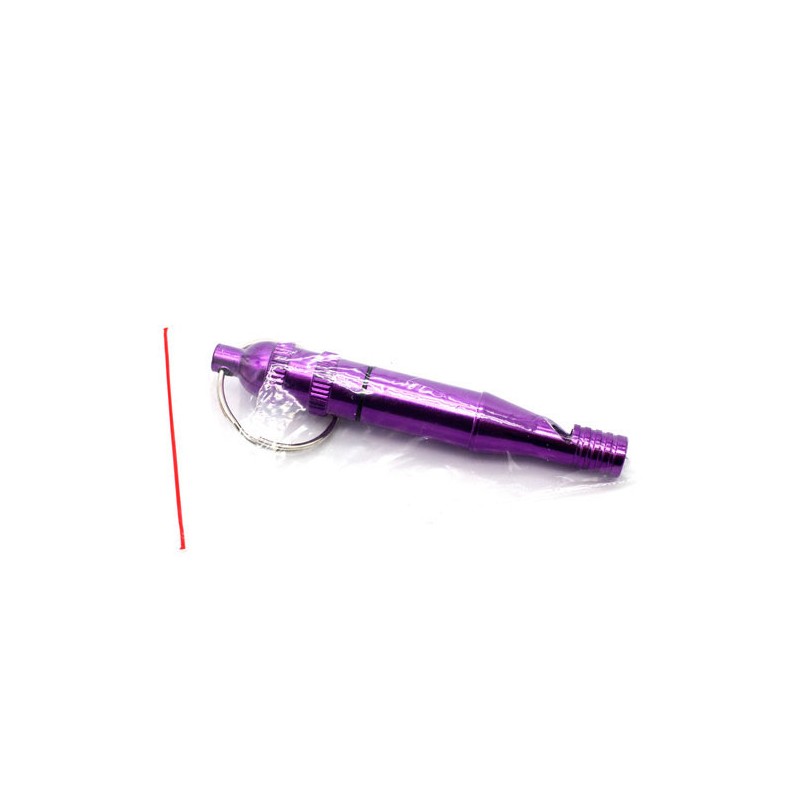 Pillbox Keychain With Whistle