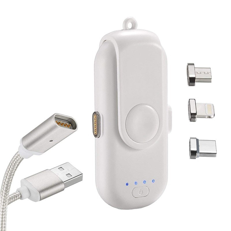 Portable Magnetic Finger Charger Power Bank