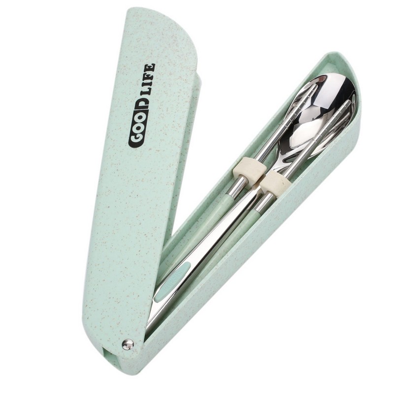 Portable Stainless Steel Tableware Set