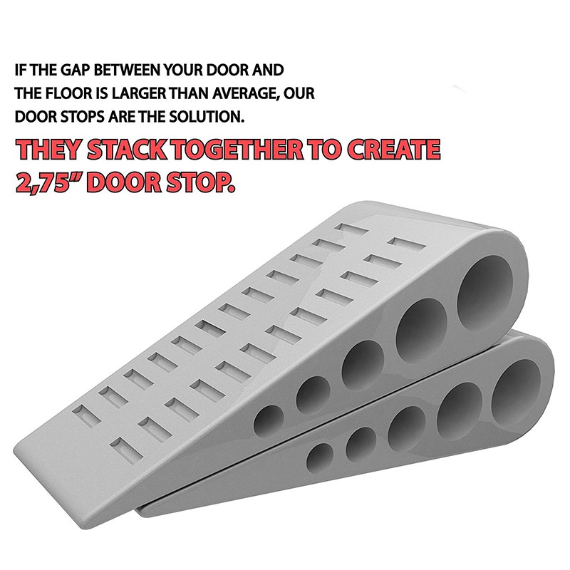 Premium Non-Toxic Door Stopper with Holder
