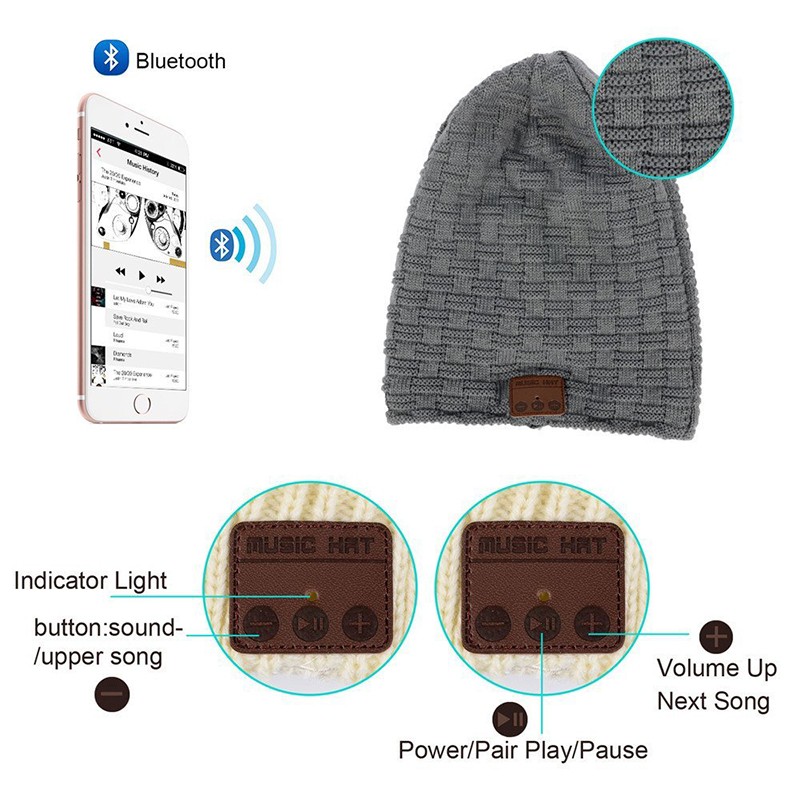 Premium Wireless Bluetooth Beanie