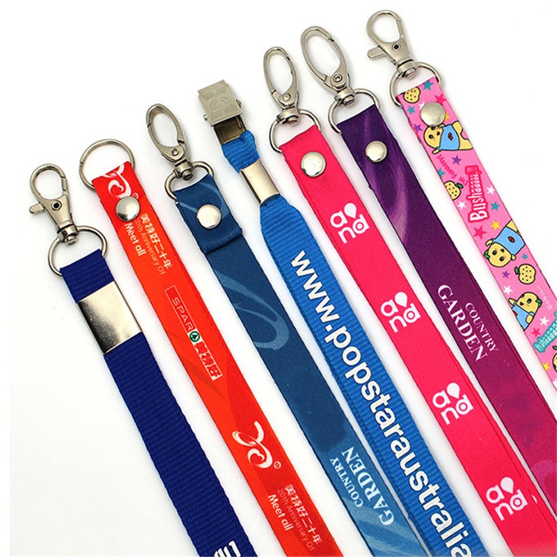 RPET Lanyard with Bulldog Non-Swivel Clips RPET Lanyard with Bulldog Non-Swivel Clips