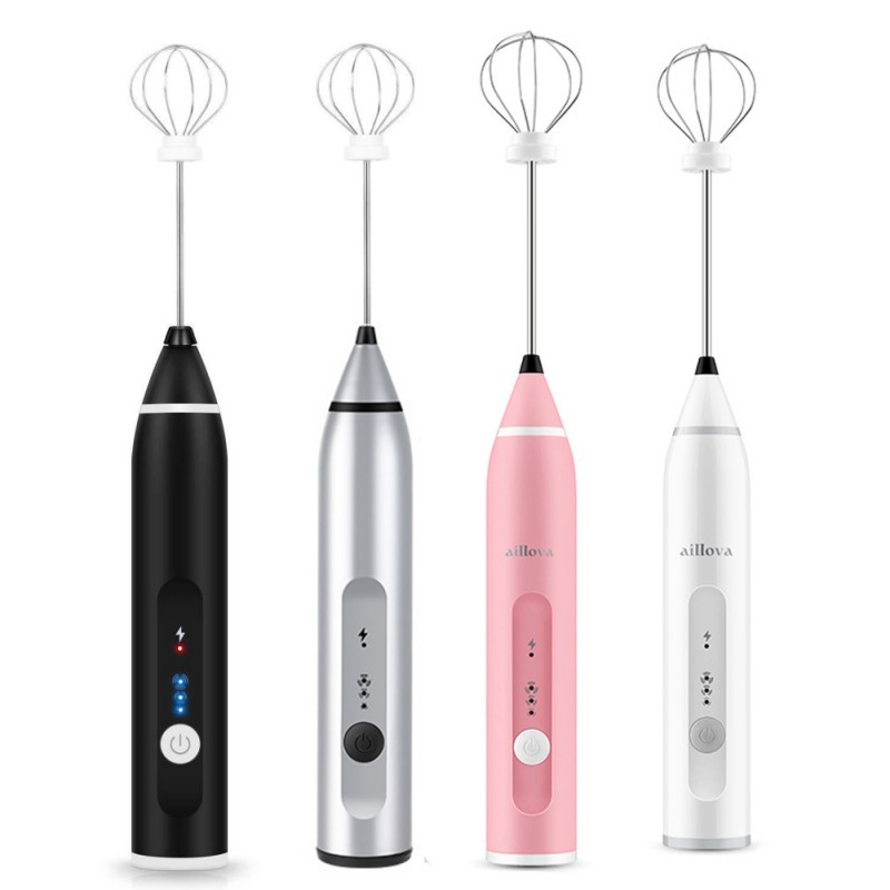 Rechargeable Milk Frother Electric Egg Beater