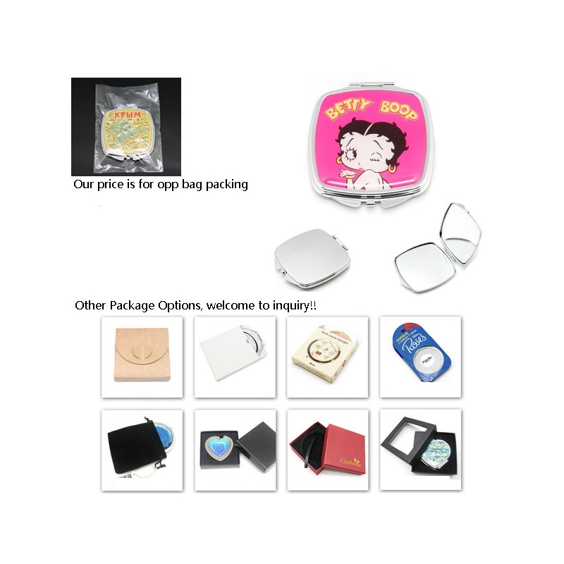 Rectangle Shape Cosmetic Pocket Mirror
