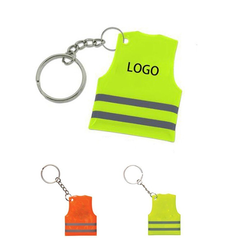 Reflective Safety Vest Key Tag Reflective Safety Vest Key Tag