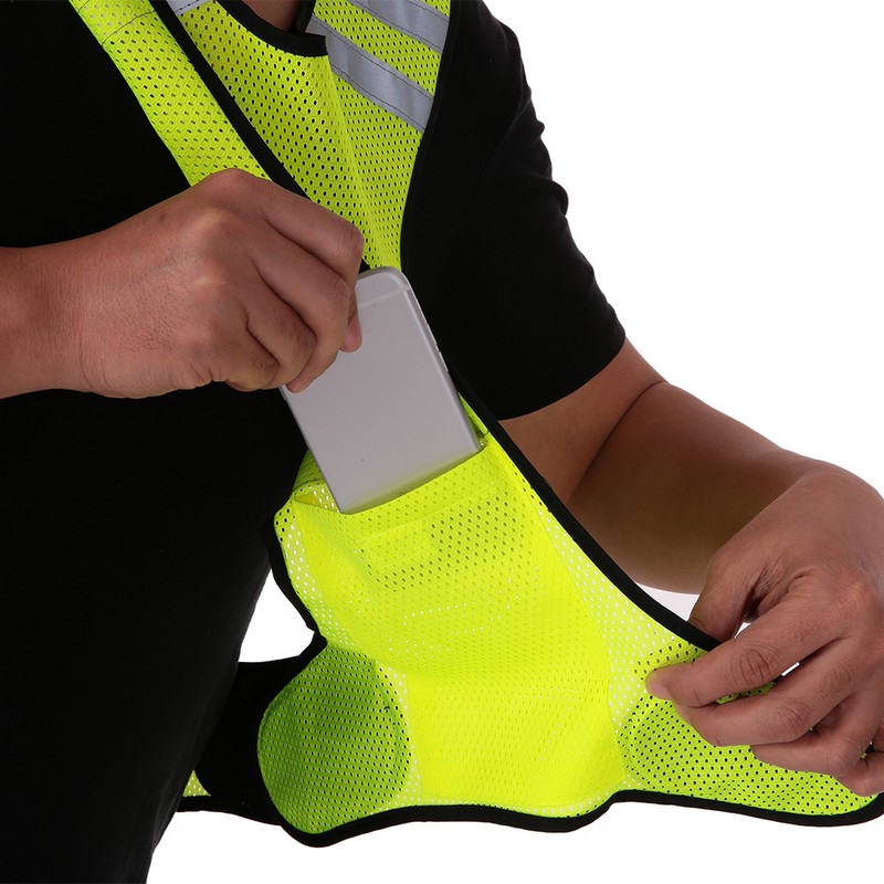 Reflective Safety Vest Visibility Mesh Vest