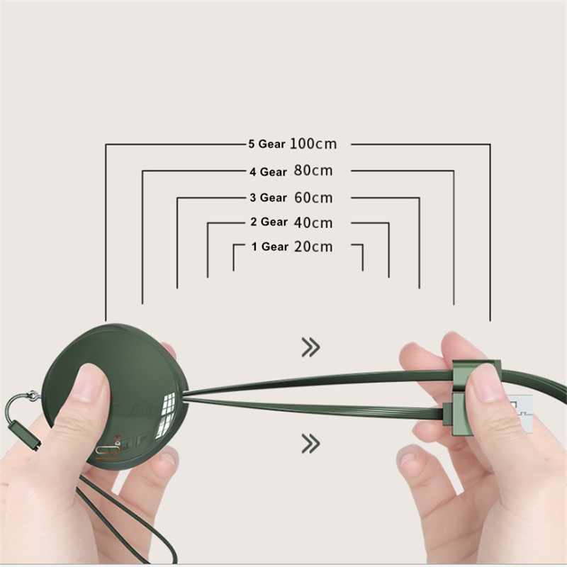 Retractable Charging Cable 3 in 1