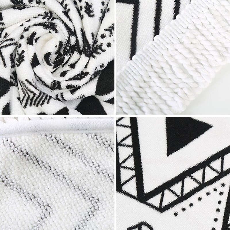 Round Beach Towel Blanket