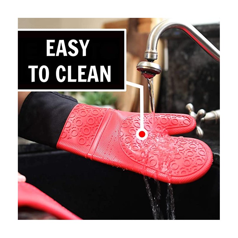 Silicone Cotton Oven Mitts