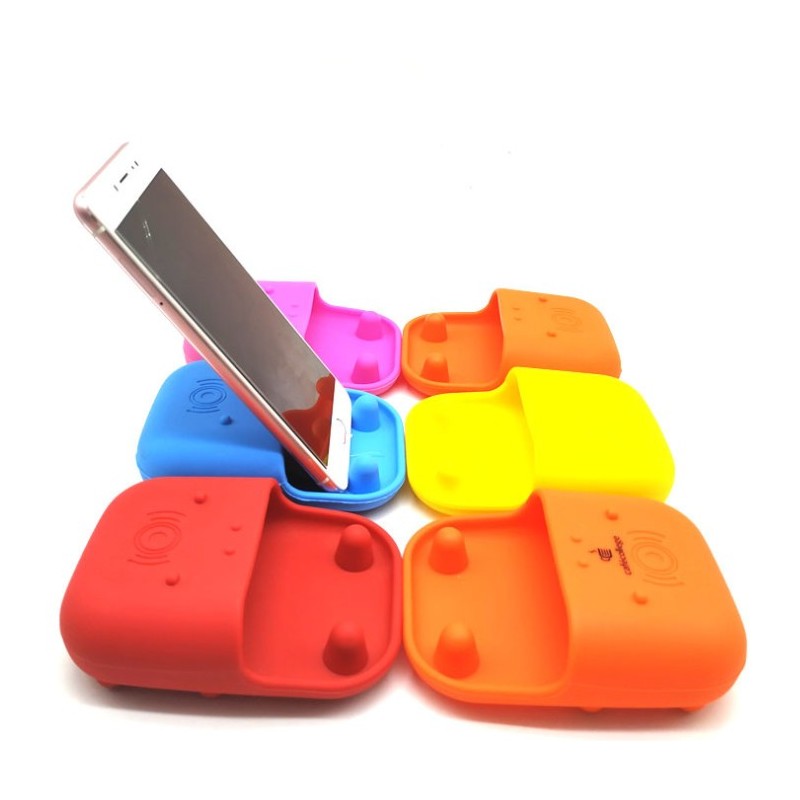 Silicone Hippo Phone Loud Speaker/Stand