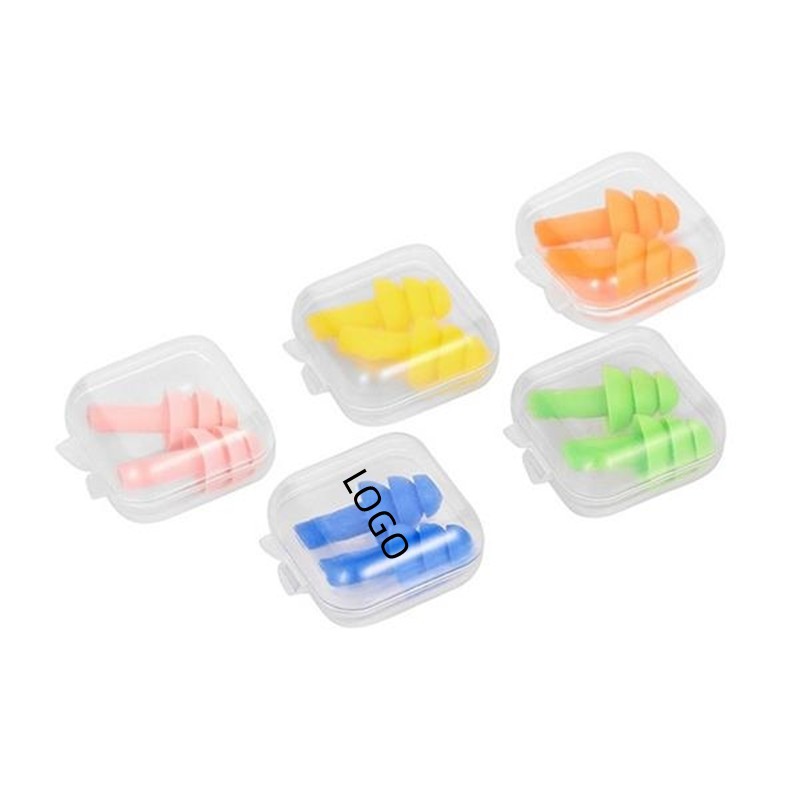 Soft Silicone Anti-noise Earplugs In Case