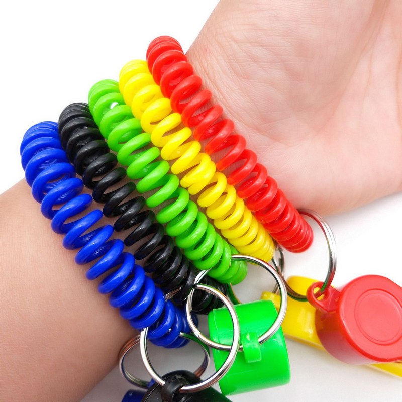 Spiral Bracelet And Keychain Whistle
