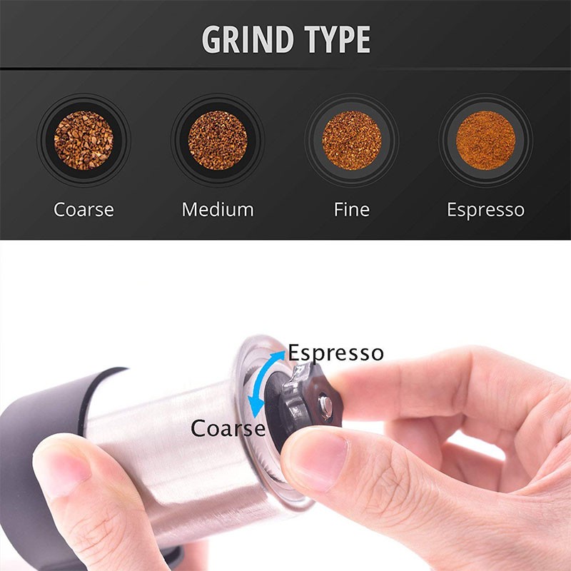 Stainless Steel Coffee Bean Grinder