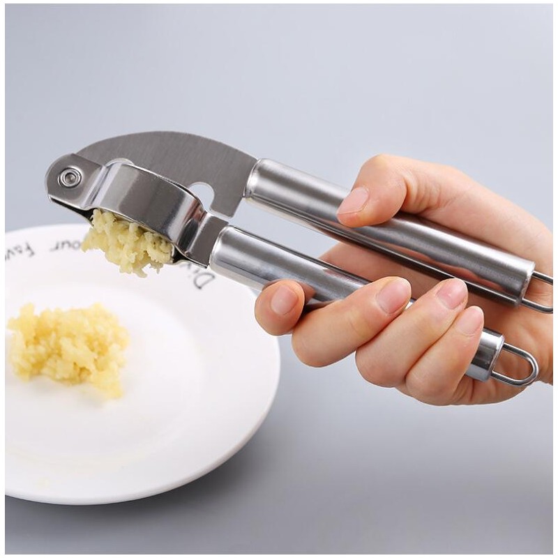 Stainless Steel Garlic Press