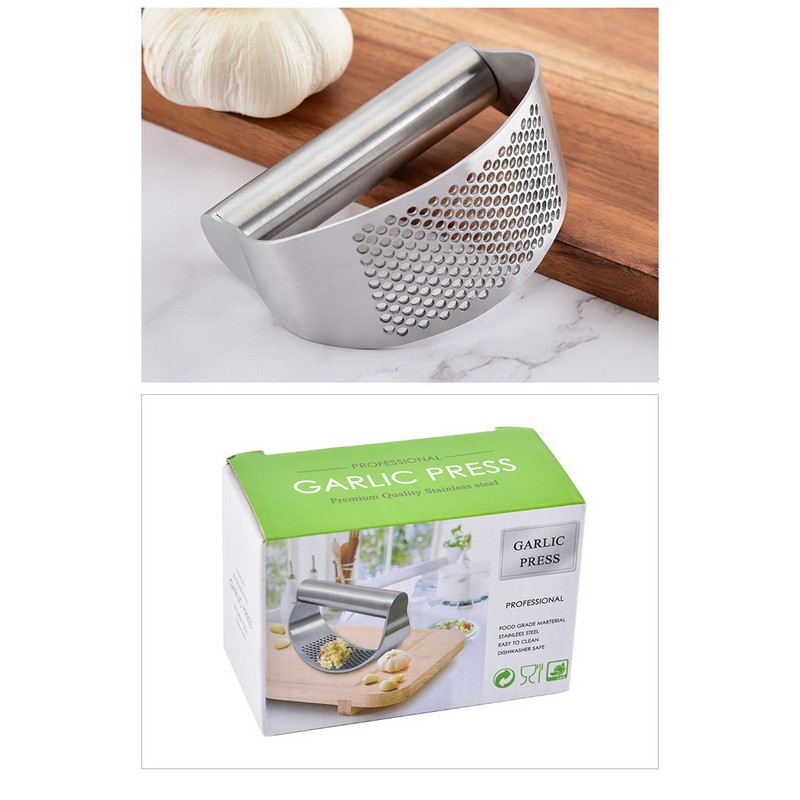 Stainless Steel Garlic Press