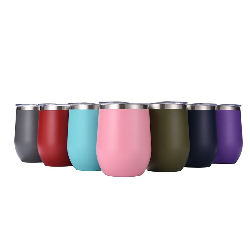 Stainless Steel Wine Cup 12 Oz.