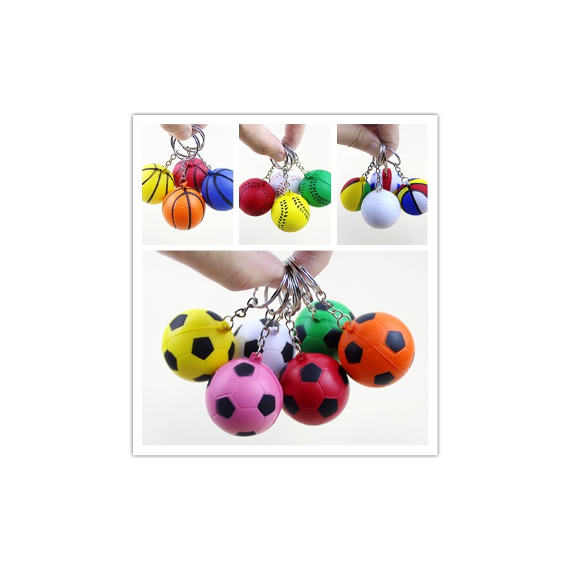 Stress Ball Reliever Keychain