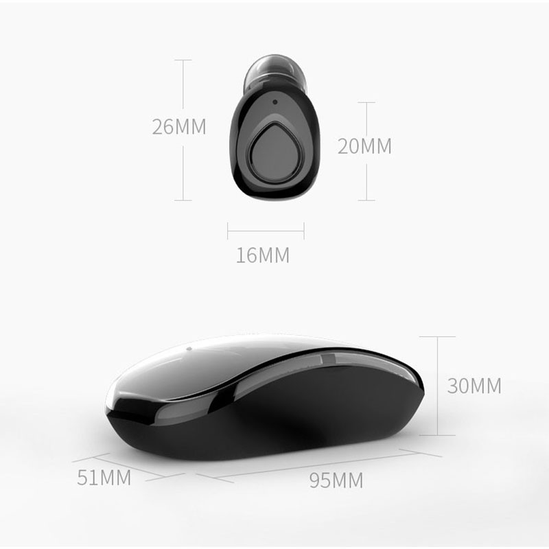 TWS Sports True Wireless Mini Headset with Charging Case