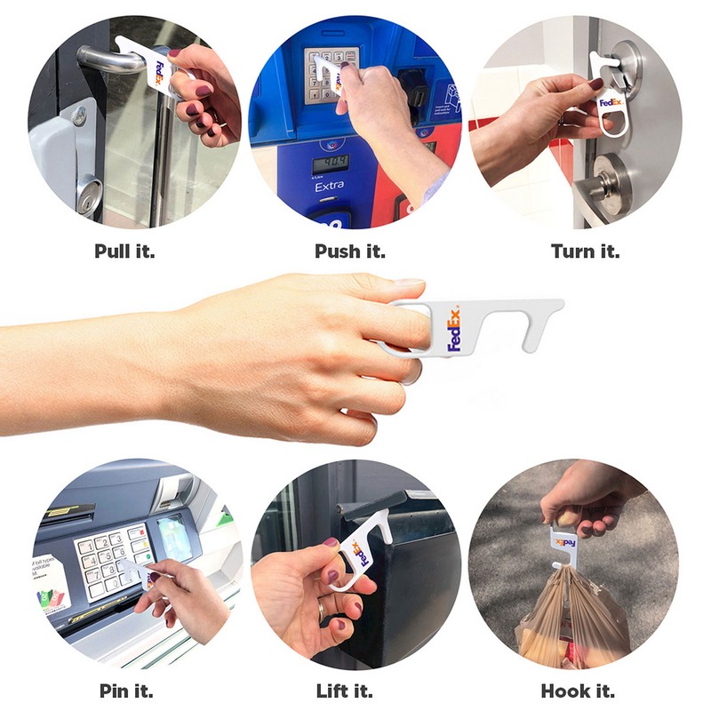 TouchTool Germ-Free Keys Safety Door Opener Button Pusher