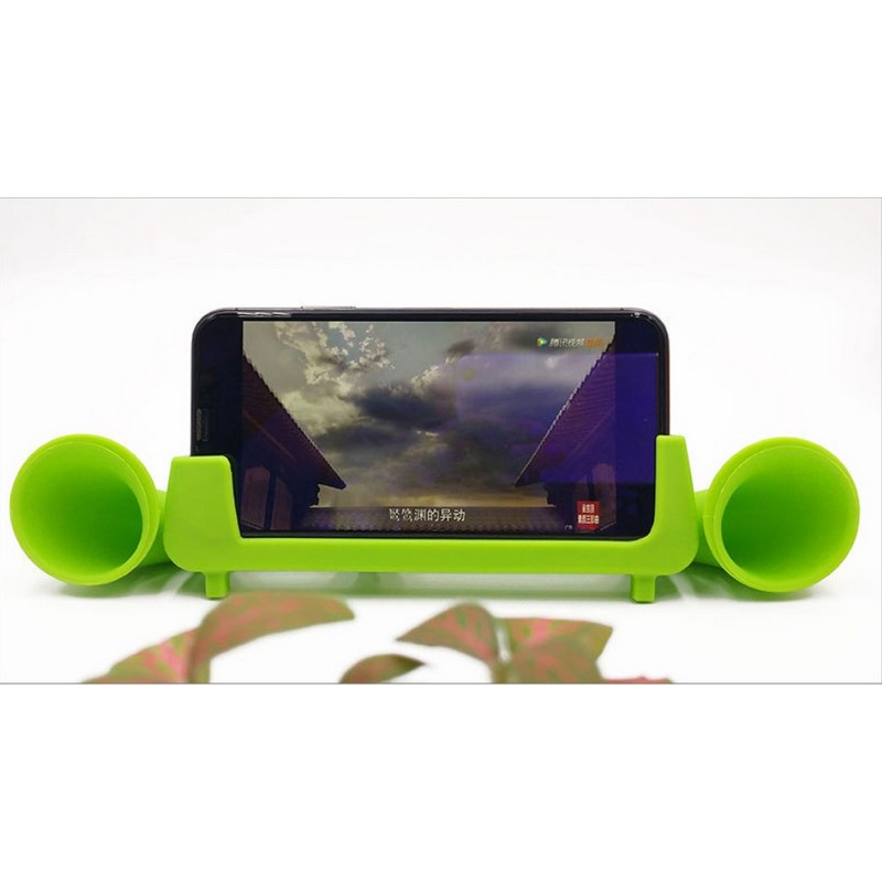 Two-horn Silicone Speakers for Cell Phone