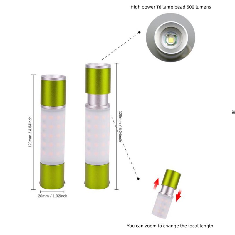 USB Mini Rechargeable Led Flashlight