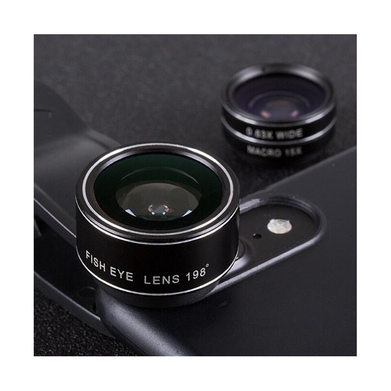 Universal 3 in 1 Cell Phone Camera Lens Kit