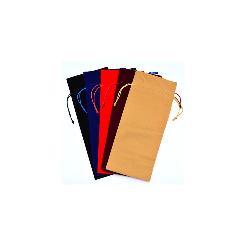 Velvet Drawstring Wine Bag