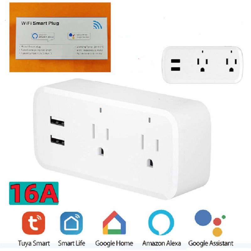 WIFI Smart Plug With 2 USB Port