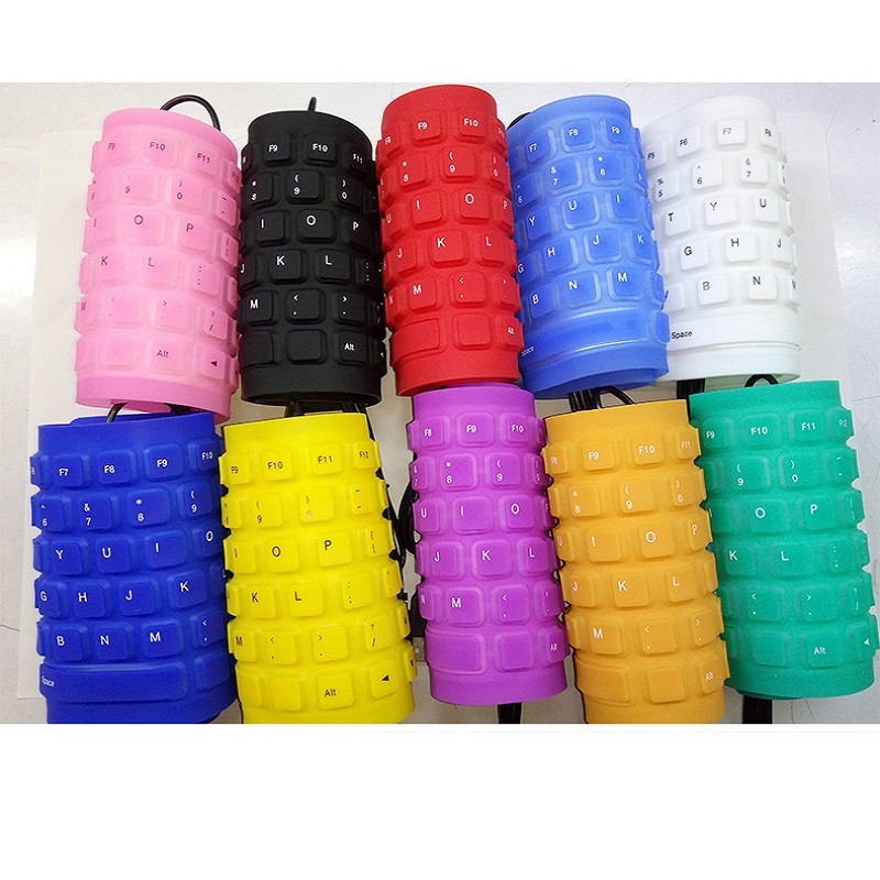 Waterproof 85-key USB Wired Silicone Keyboard