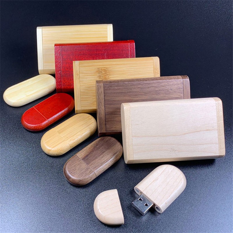 Wooden USB Flash Drive With Box 16GB USB 2.0