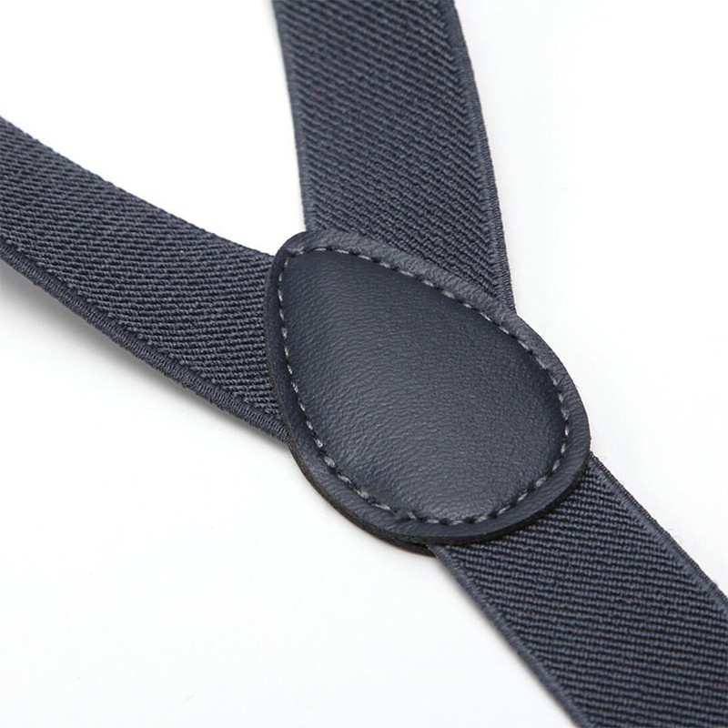 Y-shape Style Suspenders With 3 Metal Clips