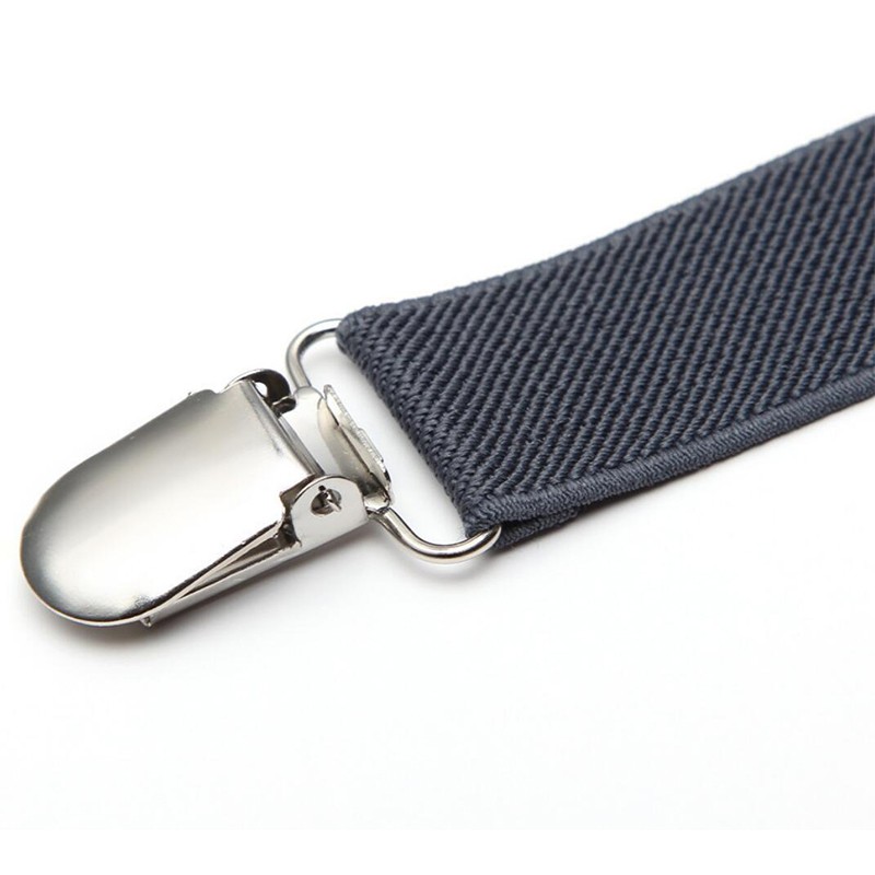 Y-shape Style Suspenders With 3 Metal Clips